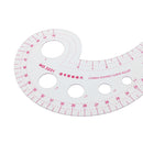 42cm Plastic Curve Metric Sewing Ruler Dressmaking Ruler Tailor Drawing Curve Ruler Measure Tool