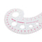 42cm Plastic Curve Metric Sewing Ruler Dressmaking Ruler Tailor Drawing Curve Ruler Measure Tool