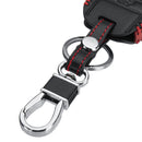 PU Leather Smart Remote Car Key Case/Bag 3 Button Cover Protector Holder for KIA