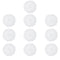 10Pcs/Set Hand Crocheted Doilies Cotton Woven Round Cup Dish Table Tablecloth Placemat Decorations