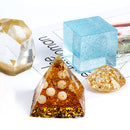 33Pcs/Set Resin Mould Resin Silicone Casting Molds Epoxy w/ 2 Pack Measuring Cups & Wood Sticks Flash Powder