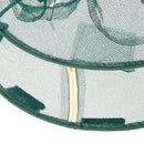 ZANLURE  Holes Double Layer 60cm Folding Fishing Net Shrimp Crab Fish Baits Mesh Trap