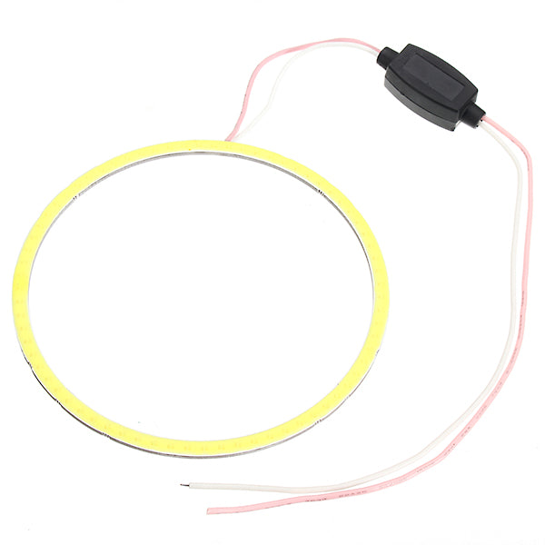 Circle Fog Lights DC 12V 24V 60-120mm COB Angel Eyes LED Light For  Motorcycle Car