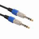 3 Meters 6.35mm Copper Clad Aluminum Wire Guitar Cable Audio Cable for Electric Guitar Bass Keyboard