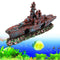 Aquarium Destroyer Navy War Boat Ship Wreck Fish Tank Cave Decorations Ornament