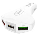 Bakeey 3 Port 3.5A QC3.0 Fast Charging USB Car Charger For iPhone 8Plus XS 11 Pro Huawei P30 Pro Mate 30 S10+ Note10