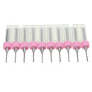 Drillpro DB-P3 10pcs 1.0mm Carbide Micro PCB Drill Bit CNC Jewelry Rotary Tool For PC Boards