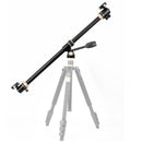 QZSD- ER 3/8 Inch Screw 63cm Lengthened Arm Pole Axis Horizontal Extension Rod for Tripod