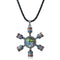 Unisex Fidget Spinner Pendant Necklace Tree of Life Chain for Women Men