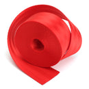 6 Meter 47mm Wide Seat Belt Strap Polyester Fiber Cloth Webbing Red Color Break Strength 2500KG