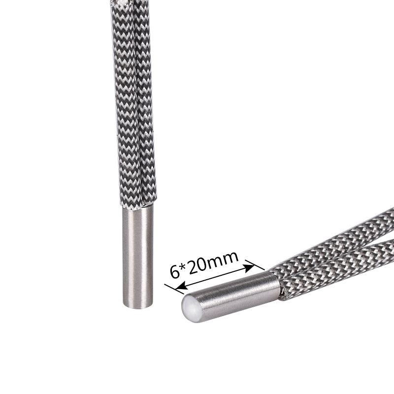 620mm 12V 50W 1M Ceramic Cartridge Heater Heating Tube For 3D Printer V6 J-head Extruder