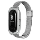 Bakeey Anti-lost Design Mesh Stainless Steel Watch Band for Xiaomi Miband 3