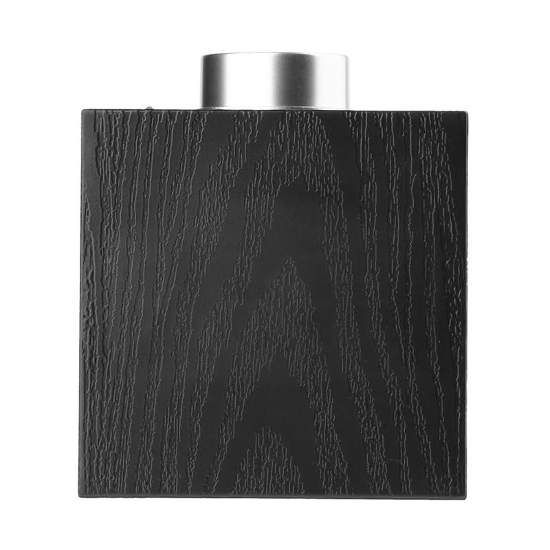 TS-T13 Wooden Grain LED Knob Digital  Electronic Creative Thermometer Hygrometer USB Charging Temperature and Humidity Measure