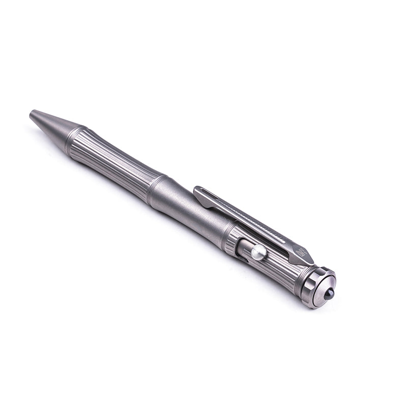 NEXTORCH Titanium Alloy 2 In 1 EDC Tactical Pen With Tungsten Steel Attack Head Writing Tool