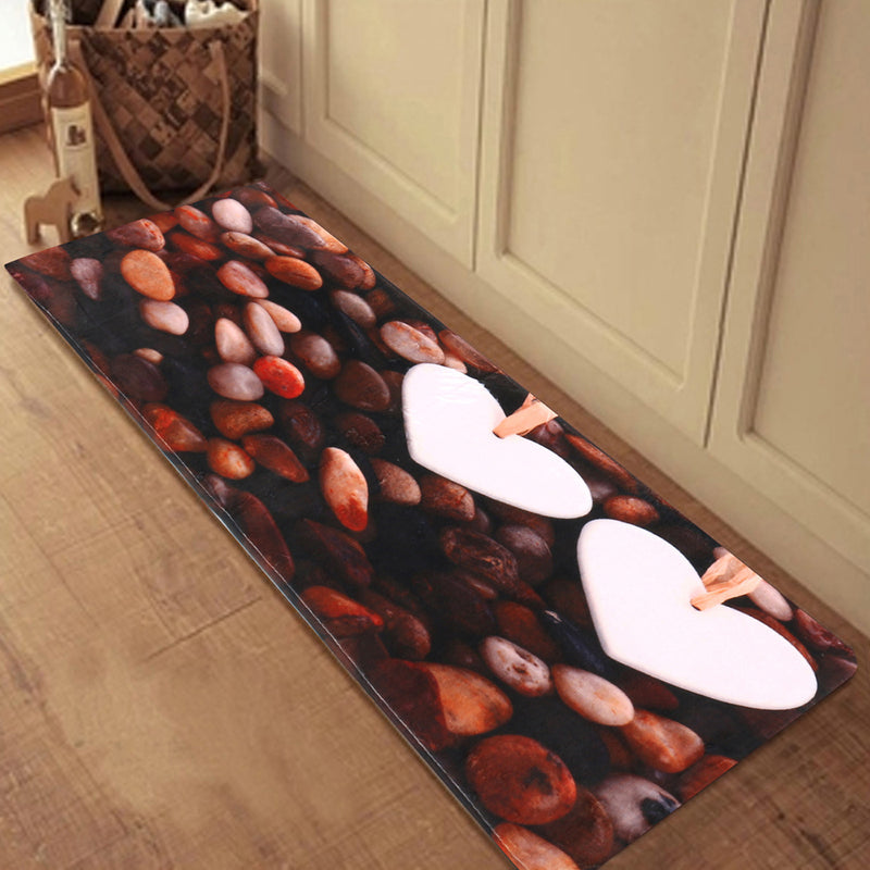 Classic Cobblestone Starfish Non-slip Rug Soft Bathroom Mat Doormat Carpet