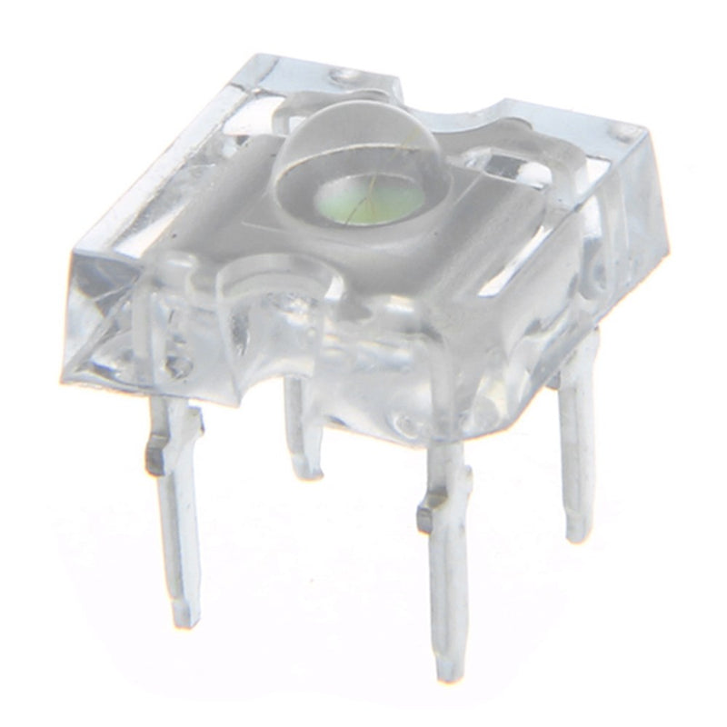 100PCS 3MM DC3V White Super Flux 20mA Transparent Round Lens Water Clear LED Diode Light Emitting Lamp