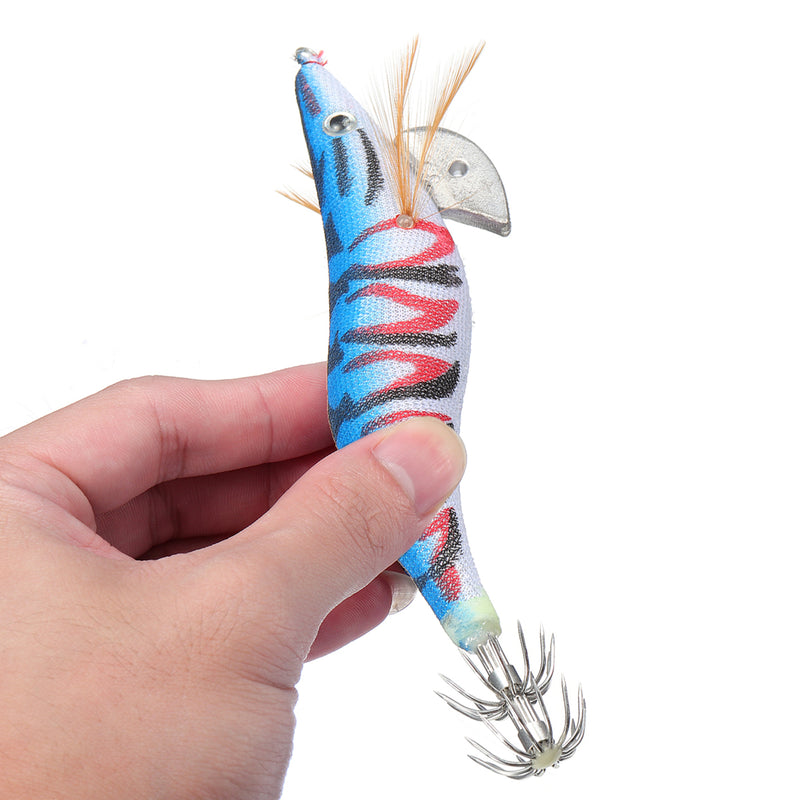 10Pcs/Set Squid Jigs Clothed Fishing Lure
