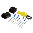 5X 10 Pin Way Waterproof Electrical Connector Plug for Wire Terminal Sockets ET