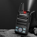 Baofeng T99 Mini Ultra Thin Radio Walkie Talkie USB Charging Flashlight Civilian Intercom