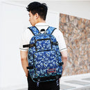 Backpack Student Bag Large Capacity Travel Leisure Hiking Camping Outdoor School Bag Foldable