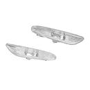 Pair White Car Front Side Marker Lights Cover Turn Lamps for BMW E60 525i 530i 545i 550i M5