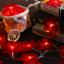 3M 30 LED Christmas Light Fall Maple Fairy String Light Autumn Leaf Lamp Garland Xmas Decor Gift