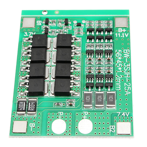 5pcs 3S 12V 25A 18650 Lithium Battery Protection Board 11.1V 12.6V With Balanced Circuit