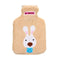 21x14cm Portable Hot Water Bottle Bag Creative Cute Cartoon Rabbit Hand Warmer