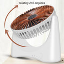 KCASA 210 Rotation Air Circulation Fan Mute Desktop Fans Cooler Atmosphere Convection Ventilation Electric Fan for Home Office