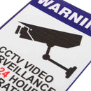 6pcs Warning CCTV Security Surveillance Camera Sign Warning Decal Stickers 66x100mm
