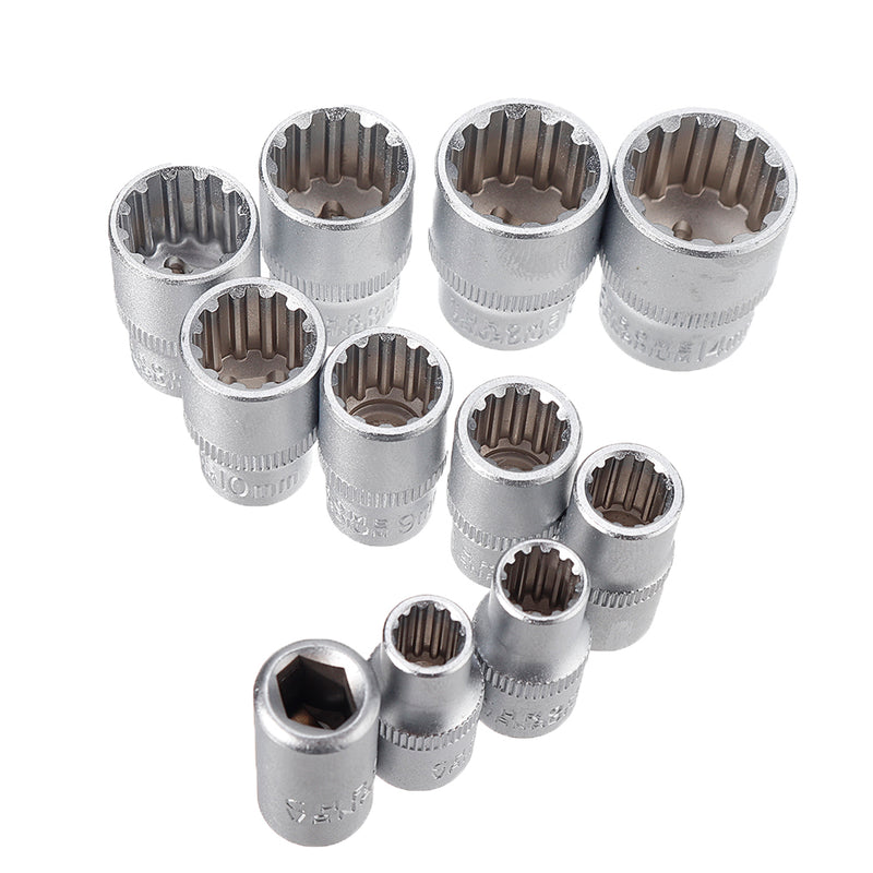 38PCS S2 Mini Ratchet Wrench Socket Screwdriver Screw Driver Set 1/4 Socket Hex Torx Slot Bit Bike Hosehould Repair Tool