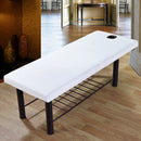 Electric Massager Accessories Treatment Bed Cover Polyester Cotton Table Sheet with Face Breath Hole