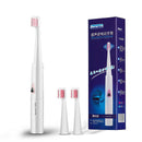 Bakeey Electric Sonic Vibration Toothbrush Portable IPX7 Waterproof DuPont Bristles Tooth Brush with 2 Brush Heads