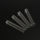 20*100mm Test Tube With Cork Clear Like Glass 5Pcs/Sets Flat-bottomed Glass Tube