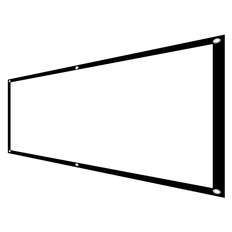 Simple Curtain 100 Inch 16:9/4:3 Projector Screen Portable Projector High Definition Screen