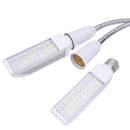 Indoor 50W LED Grow Light Double Head Adjustable Gooseneck Full Spectrum Lamp 88LEDs Dimmable Lamps With Timer For Greenhouse Plants Vegetable Flower