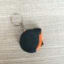 Mini Retractable Taper Measure Ruler Portable Pull Ruler Keychain Retractable Ruler Heart-shaped Tape Measure 1m