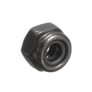 M3x0.5mm Zinc Plated Self-locking Nylon Insert Hex Lock Nuts Black 100pcs