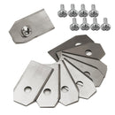 9pcs 0.6mm Gardening Stainless Steel Blades Replacement for Husqvarna Automower 210 220 230 260 265