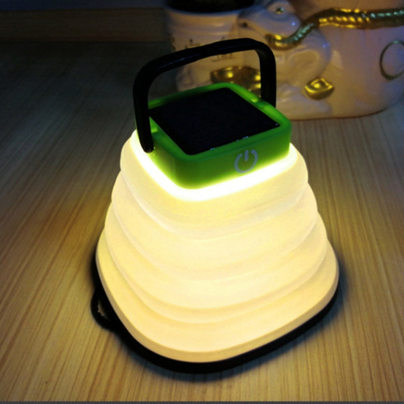 LUSTREON Solar Portable Folding Hanging Camping Lantern Tent Light LED Emergency Lamp Waterproof