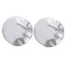 2Pcs Silver Spare Wheel Cover Tyre Tire Storage Bag for Car Van Caravan Truck