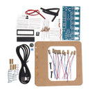 DC4.5-5.5V DIY Laser Harp Kit String DIY Keyboard Kit Electronic Parts 7 Strings Electronic DIY Kit Technology Piano Music Box
