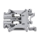 50Pcs UK2.5B/UK3N/UK5N Guide Rail Terminal Block 0.2-2.5m 32A 800V Connector Terminal