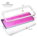 Full Body Clear Touch Screen Protective Case+3D Tempered Glass Screen Protector For Samsung Galaxy S10 Plus