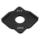 2pcs Radius Quick Jig R15 R20 R25 R30 Woodworking Router Table Jig Corner Template Tools
