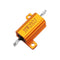 10pcs RX24 10W 20R 20RJ Metal Aluminum Case High Power Resistor Golden Metal Shell Case Heatsink Resistance Resistor