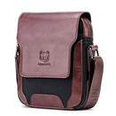 Outdoor Men Handbag Genuine Leather Bag Business Shoulder Bag Portable Briefcase Messenger Bag