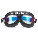 Windproof Retro Helmet Goggles Motorcycle Skiing Scooter ATV Flying Eyewear Glasses