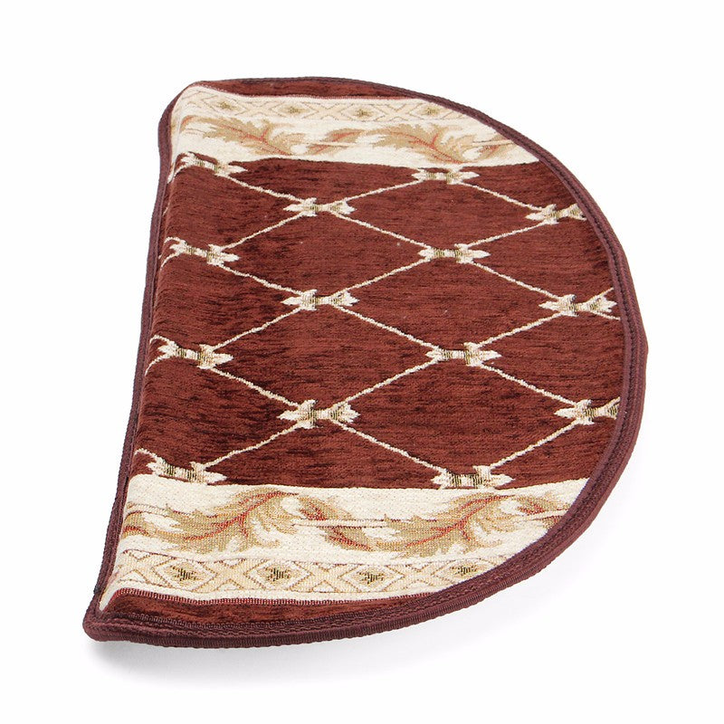 European Style Pastoral Carpet Stair Tread Anti Skid Step Rugs Stair Mats