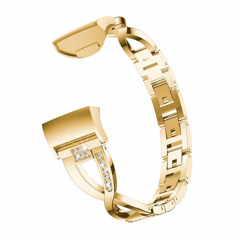 Bakeey Stainless Steel Watch Band Strap Replacement For Fitbit Charge 3